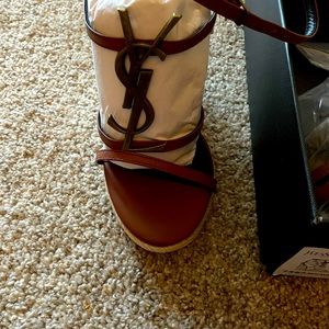 SOLD!  YSL Cassandra Wedges